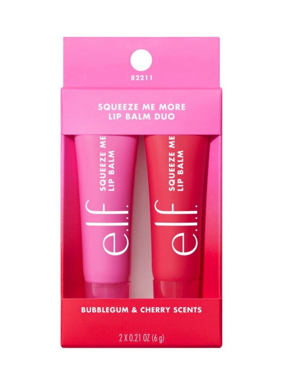 New e.l.f. Squeeze Me More Lip Balm Duo, Cherry/Bubblegum